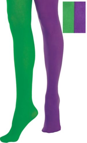 mardi gras tights