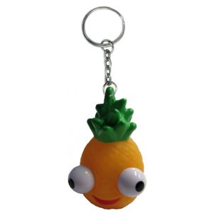 mini pineapple pop it keychain