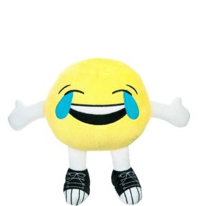 crying laughing emoji plush