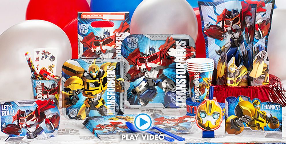 Transformers Party Supplies Transformers Birthday Party City Canada