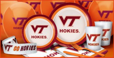 virginia tech hokies party supplies celebrate your old hokie spirit