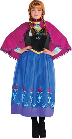 Adult Anna Costume Plus Size Frozen Party City 