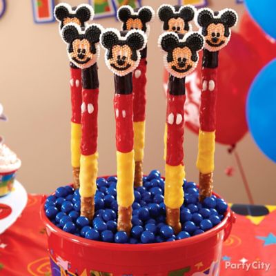 Mickey Mouse Pretzel Pops How To Party City