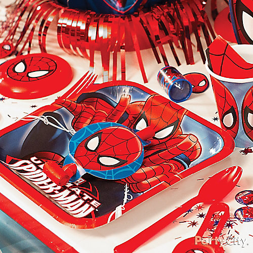 Spider Man Place Setting Idea Cake Time Ideas Spider