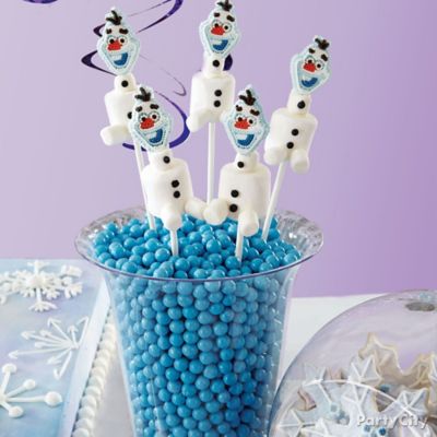 Frozen Olaf Marshmallow Pops How To Party City