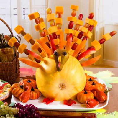 Thanksgiving fruit turkey pinterest