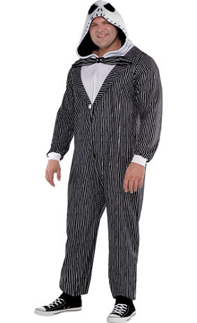 Adult Jack Skellington Costume Plus Size - The Nightmare Before Christmas - Party City