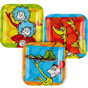 Dr. Seuss Dessert Plates 8ct - Party City