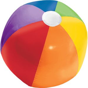 Rainbow Beach Ball 13in - Party City