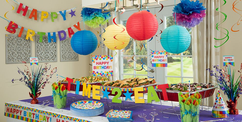 Rainbow Birthday Party Supplies | Party City