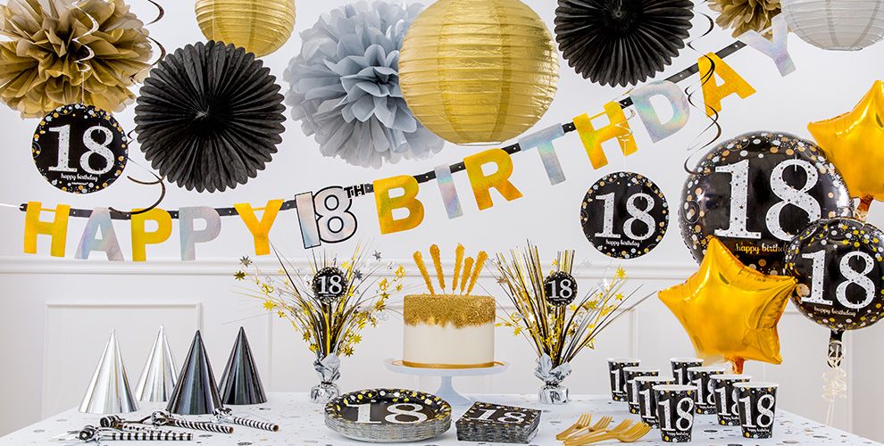 Sparkling Celebration 18th  Birthday  Party  Supplies  Party  
