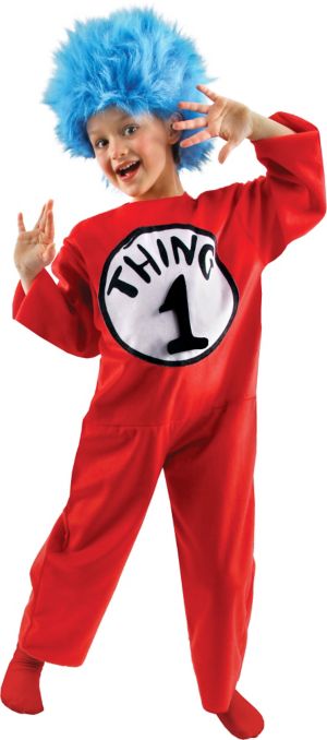 Cat In The Hat Thing 1-Thing 2 Costume for Children - Party City