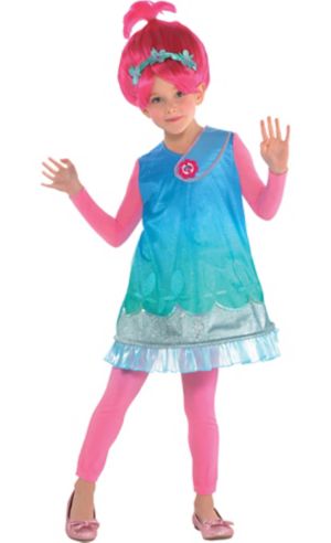 Little Girls Poppy Costume - Trolls - Party City