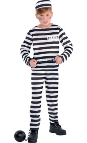 Boys Mischief Maker Prisoner Costume - Party City