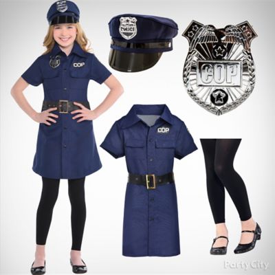 Girls' Police Officer Costume Idea - Top Girls' Halloween Costume Ideas ...