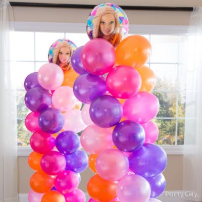 barbie balloons party city
