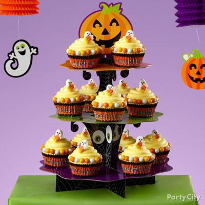 Amscan 140052 Cute Cupcake Stand Halloween Parties