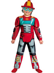 Toddler Boys Heatwave Muscle Costume - Transformers Rescue Bots - Party ...