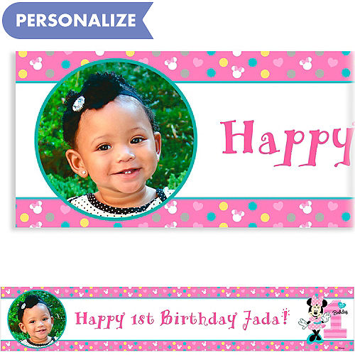 Custom 1st Birthday Banners Party City