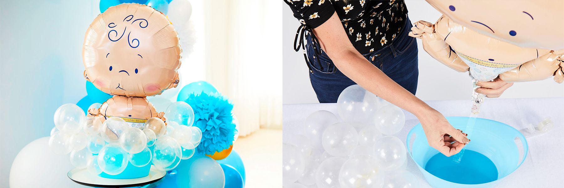 Diy Bubbly Baby Balloon Creation How To Party City